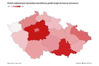 Borelióza se prudce šíří. Lékaři evidují 90 nových případů denně - Novinky